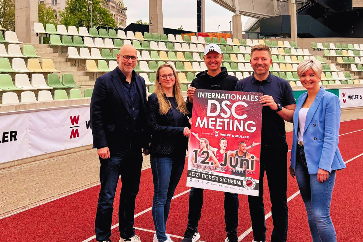 WOLFF & MÜLLER bleibt Titelpartner des DSC-Meetings